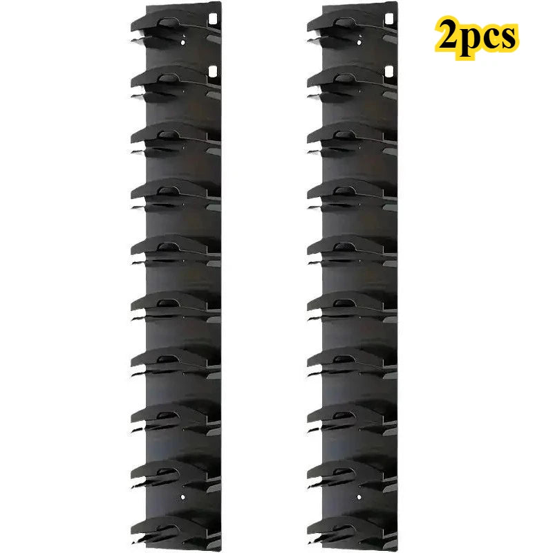 10-Grid Wall Mounted Cap Rack, Space Saving Hat & Towel Holder for Closet Organization, Baseball Cap Hanger