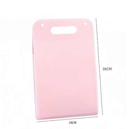 13 Layer A4 Handheld Vertical Folder Organ Bag Large Capacity Paper File PP Frosted Storage and Classification Expanding File
